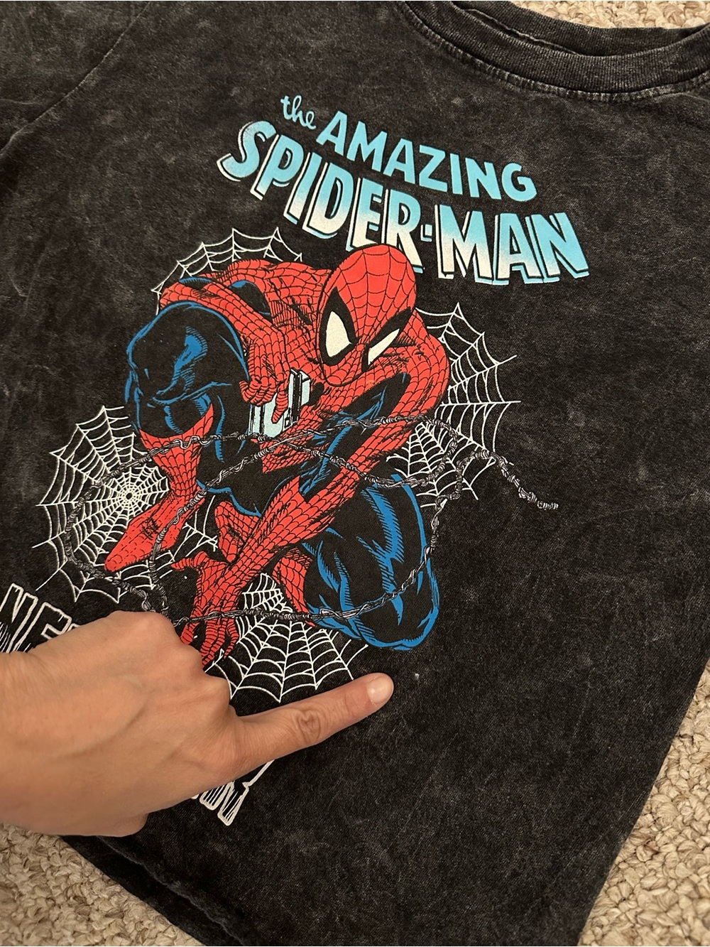 Marvel The Amazing Spiderman women’s cropped tee - Picture 5 of 9